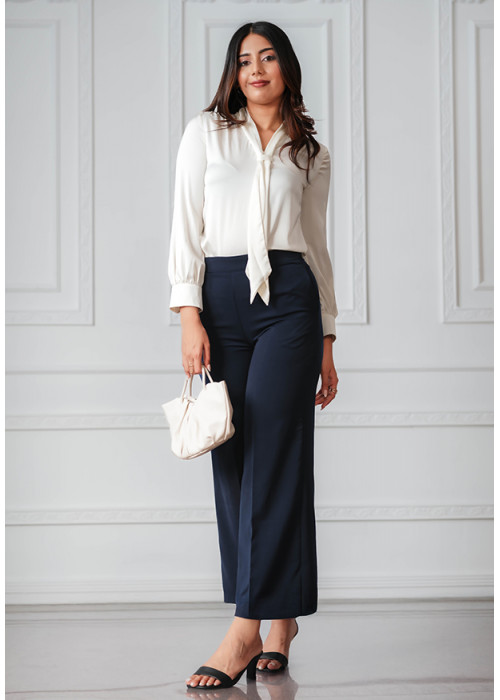 RUTH STRAIGHT LEG NAVY BLUE PANT